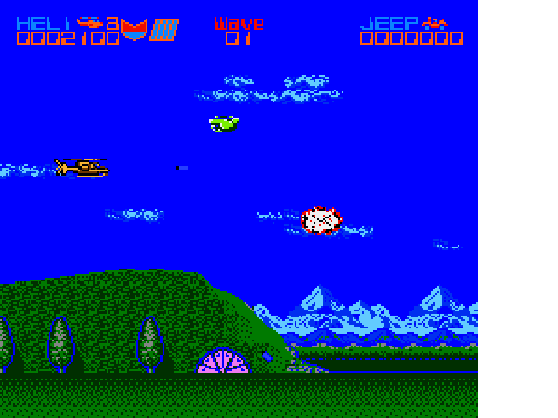 Silkworm [US] nes 1990 Game Image