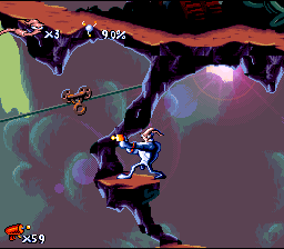 Earthworm Jim (Japan) [JP] snes 1994 Game Image