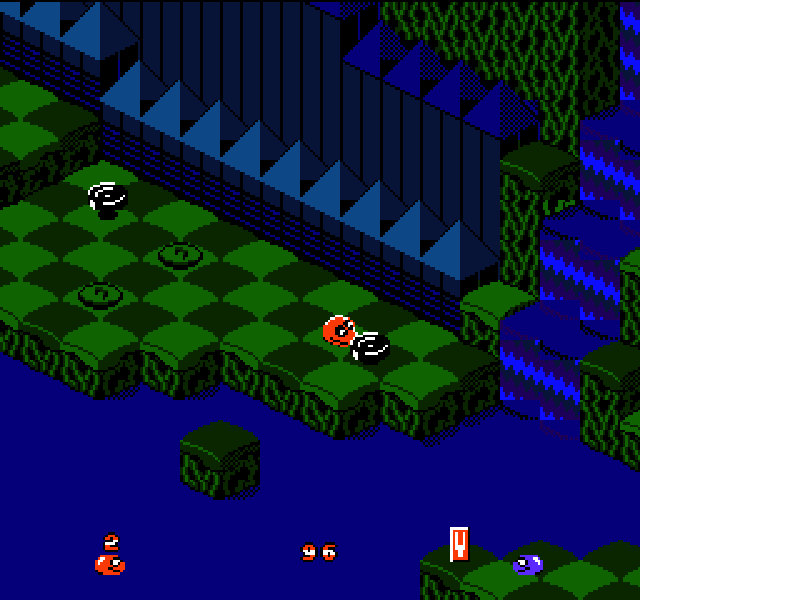 Snake Rattle n Roll [US] nes 1990 Game Image