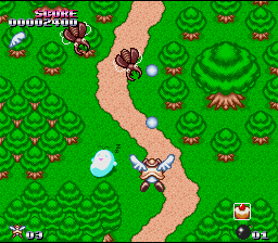 Flying Hero – Bugyuru no Daibouken (Japan) [JP] snes 1992 Game Image