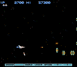 Gradius III (Japan) (En) [JP] snes 1991 Game Image