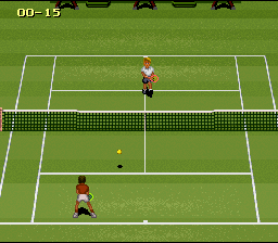 Jimmy Connors Pro Tennis Tour (Japan) [JP] snes 1992 Game Image