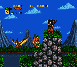 Joe & Mac – Tatakae Genshijin (Japan) [JP] snes 1991 Game Image