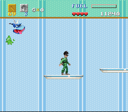 Kagakusha Harley no Haran Banjou (Japan) (En) [JP] snes 1993 Game Image
