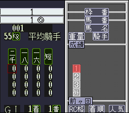 Keiba Eight Special 2 (Japan) [JP] snes 1994 Game Image