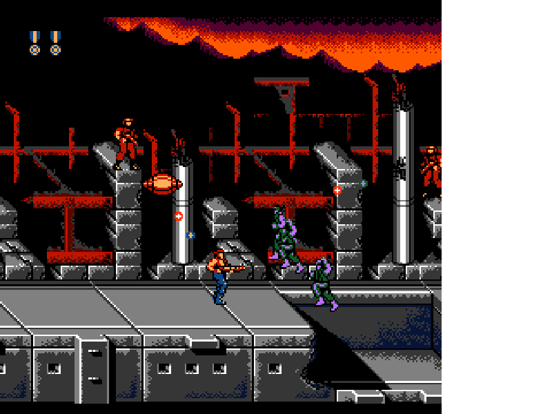 Super C [US] nes 1990 Game Image