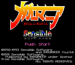Mega lo Mania - Jikuu Daisenryaku (Japan) [JP] Thumbnail