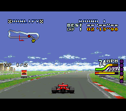 Michael Andretti’s Indy Car Challenge (Japan) [JP] snes 1994 Game Image