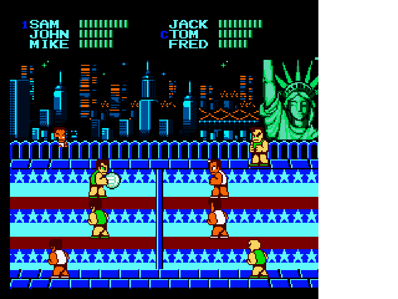 Super Dodge Ball [US] nes 1989 Game Image