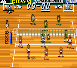 Multi Play Volleyball (Japan) [JP] snes 1994 Game Image