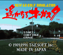 New 3D Golf Simulation - Harukanaru Augusta (Japan) (Rev 1) [JP] Thumbnail