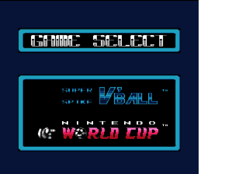 Super Spike V’Ball + Nintendo World Cup [US] nes 1990 Game Image