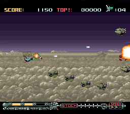 Phalanx – The Enforce Fighter A-144 (Japan) (En) [JP] snes 1992 Game Image