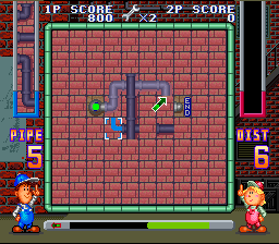Pipe Dream (Japan) [JP] snes 1992 Game Image