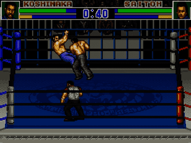 Shin Nihon Pro Wrestling Kounin – ’94 Battlefield in Tokyo Dome (Japan) [JP] snes 1994 Game Image