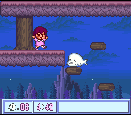 Shounen Ashibe – Goma-chan no Yuuenchi Daibouken (Japan) [JP] snes 1992 Game Image