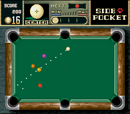 Side Pocket (Japan) (En) [JP] snes 1993 Game Image