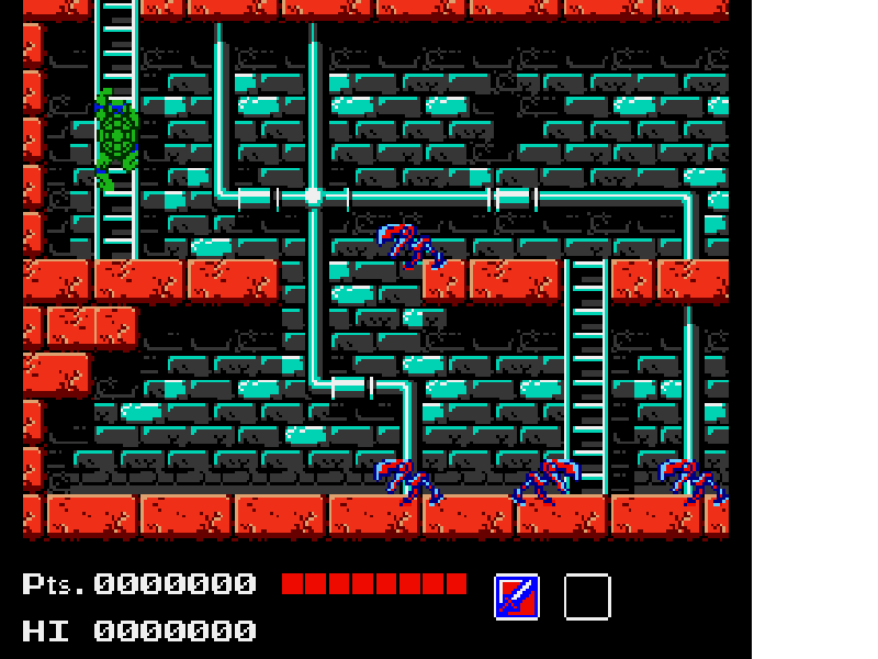 Teenage Mutant Ninja Turtles [US] nes 1989 Game Image