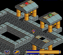 Spindizzy Worlds (Japan) (En) [JP] snes 1993 Game Image