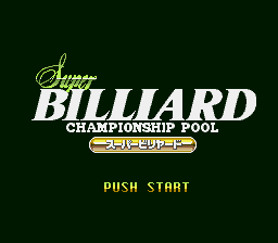 Super Billiard - Championship Pool (Japan) [JP] Thumbnail