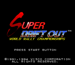 Super Drift Out – World Rally Championships (Japan) (En) [JP]