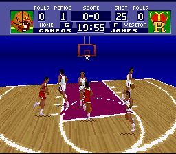 Super Dunk Shot (Japan) (En) [JP] snes 1992 Game Image
