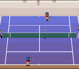 Super Family Tennis (Japan) [JP] snes 1993 Game Image