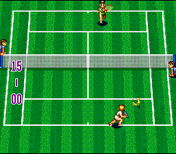 Super Final Match Tennis (Japan) [JP] snes 1994 Game Image