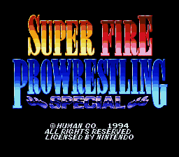 Super Fire Pro Wrestling Special (Japan) (Rev 1) [JP] Thumbnail