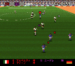 Super Formation Soccer 94 – World Cup Edition (Japan) [JP] snes 1994 Game Image