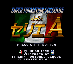 Super Formation Soccer 95 - Della Serie A (Japan) (UCC Xaqua Version) [JP] Thumbnail