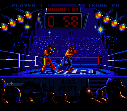 Super Kick Boxing – Best of the Best (Japan) (En) [JP] snes 1992 Game Image