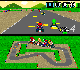Super Mario Kart (Japan) [JP] snes 1992 Game Image