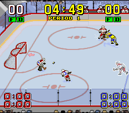 Super Slap Shot (Japan) (En) [JP] snes 1993 Game Image