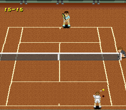 Super Tennis – World Circuit (Japan) (En) [JP] snes 1991 Game Image