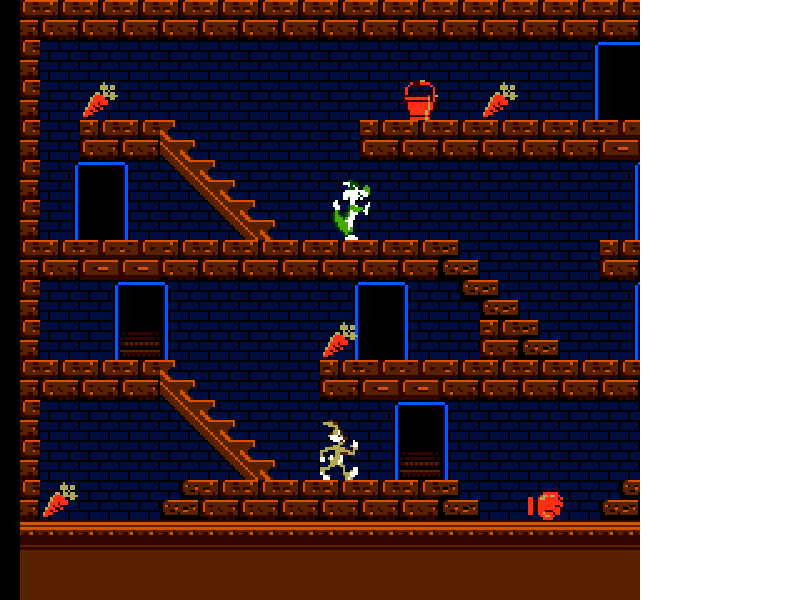 The Bugs Bunny Crazy Castle [US] nes 1989 Game Image