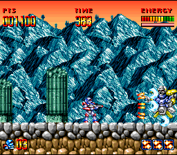 Super Turrican (Japan) (En) [JP] snes 1993 Game Image