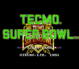 Tecmo Super Bowl (Japan) (En) [JP] Thumbnail