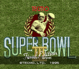 Tecmo Super Bowl III - Final Edition (Japan) (En) [JP] Thumbnail