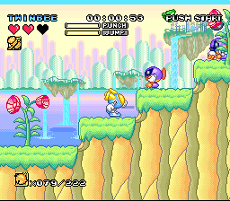 TwinBee – Rainbow Bell Adventure (Japan) [JP] snes 1994 Game Image
