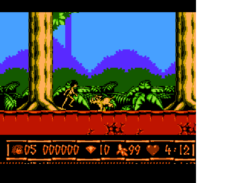 The Jungle Book [US] nes 1994 Game Image
