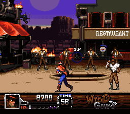 Wild Guns (Japan) [JP] snes 1995 Game Image