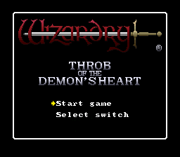 Wizardry Gaiden IV - Taima no Kodou (Japan) (Rev 1) [JP] Thumbnail