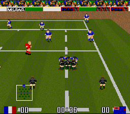 World Class Rugby (Japan) (En) [JP] snes 1993 Game Image