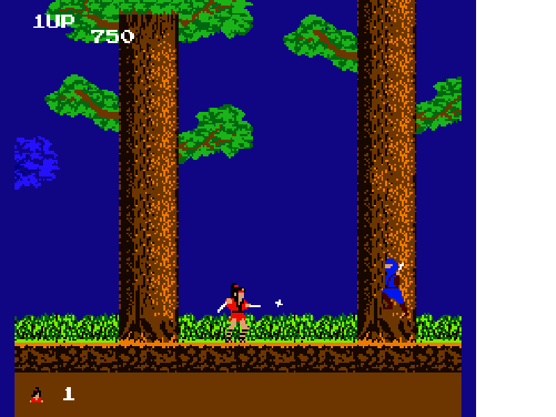 The Legend of Kage [US] nes 1987 Game Image