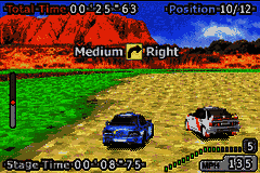 Advance Rally (Japan) (En) [JP] gba 2001 Game Image