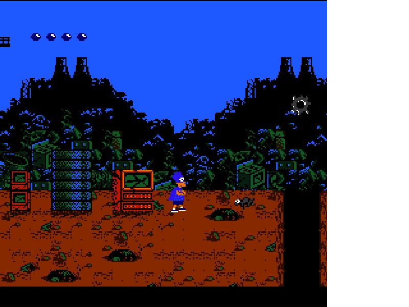 The Simpsons : Bartman Meets Radioactive Man [US] nes 1992 Game Image