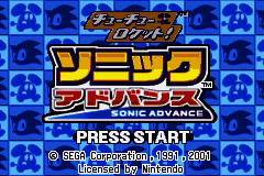 Double Pack - Sonic Advance & ChuChu Rocket! (Japan) (En,Ja,Fr,De,Es) [JP] Thumbnail