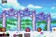 Hoshi no Kirby – Kagami no Daimeikyuu (Japan) (Rev 1) [JP] gba 2004 Game Image