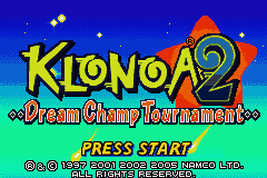 Kaze no Klonoa G2 - Dream Champ Tournament (Japan) [JP] Thumbnail